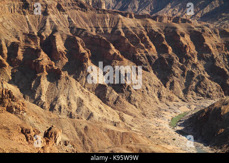 Detail der Fish River Canyon in Namibia Stockfoto