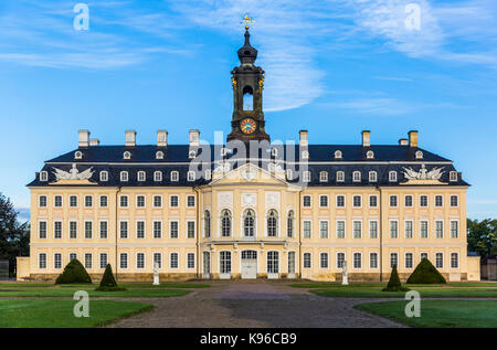 Hubertusburg - ein Barockschloss in Sachsen Stockfoto