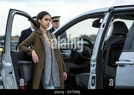 Amerikanische Assassin ist ein upcoming Action Thriller Regie Michael Cuesta auf Vince Flynn's 2010 Roman mit dem gleichen Namen. Es Sterne Dylan O'Brien, Michael Keaton, Sanaa Lathan, Shiva Negar, und Taylor Kitsch. Dieses Foto ist nur für den redaktionellen Gebrauch bestimmt und unterliegen dem Copyright der Film Company und/oder der Fotograf durch den Film oder die Produktion Firma zugewiesen und kann nur reproduziert durch Veröffentlichungen im Zusammenhang mit der Förderung der oben genannten Film. Eine obligatorische Gutschrift auf dem Film Firma ist erforderlich. Der Fotograf sollte auch angerechnet werden, wenn bekannt. Stockfoto