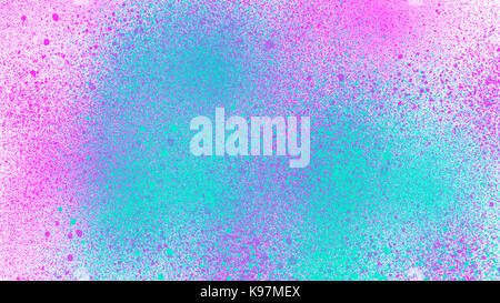 Bunte Farbe spritzen Stockfoto