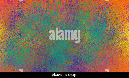 Bunte Farbe spritzen Stockfoto