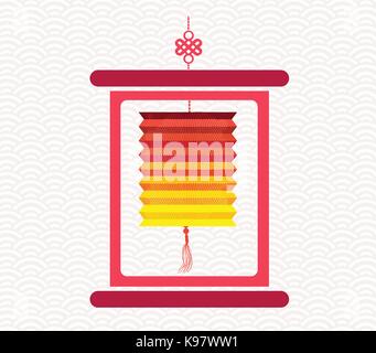 Chinesische Schriftrolle mit der chinesischen Kalligraphie. Mid Autumn Festival Stock Vektor