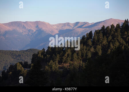 Tena-Tal innerhalb der aragonesischen Pyrenäen, katalanische Pyrenäen, Spanien, Europa Stockfoto