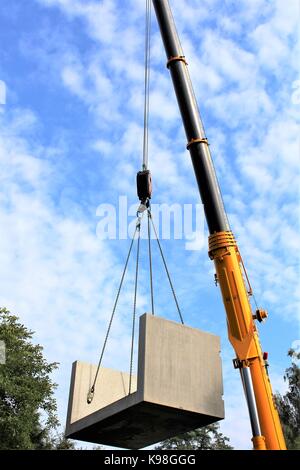 Ein Bild der Bau einer Brücke Stockfoto