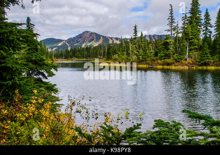 Schlachtschiff See, stathcona, Vancouver Island Stockfoto