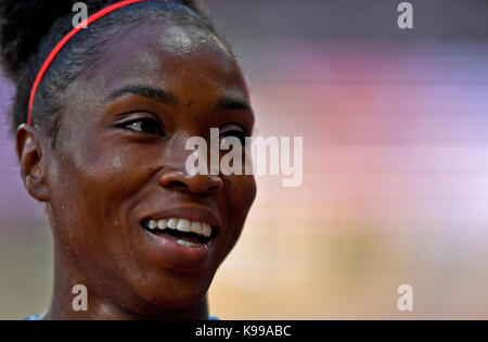 Tianna Bartoletta (USA) - IAAF Leichtathletik WM - London 2017 Stockfoto