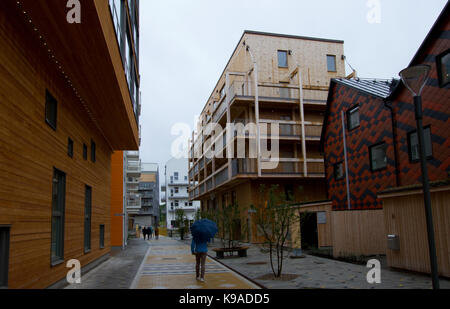 Vallastaden, Urban Living expo in Linköping, Schweden Stockfoto