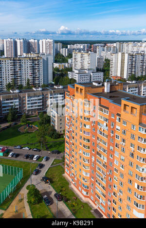 Moskau, Russland - 20. September. 2017. Zelenograd Stadt ist Schlafbereich Stockfoto