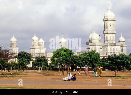 Bouake, die Elfenbeinküste, Cote d'Ivoire. Bouaké Zentralmoschee. Stockfoto