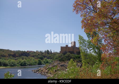 Almourol Schloss in Vila Nova da barquinha. Portugal Stockfoto