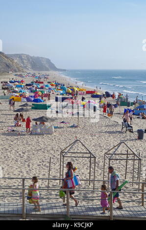 Santa Rita Strand in Torres Vedras, Portugal Stockfoto