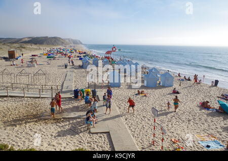 Santa Rita Strand in Torres Vedras, Portugal Stockfoto