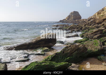 Santa Rita Strand in Torres Vedras, Portugal Stockfoto