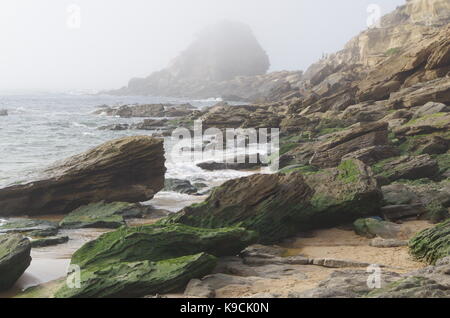 Santa Rita Strand in Torres Vedras, Portugal Stockfoto