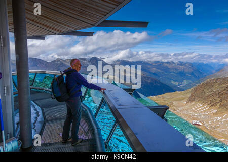 Top Mountain Star Cafe und Restaurant, Obergurgl, Österreich Stockfoto