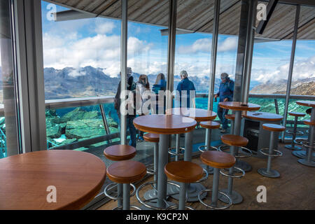 Top Mountain Star Cafe und Restaurant, Obergurgl, Österreich Stockfoto