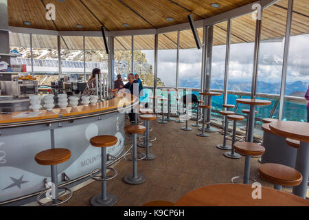 Top Mountain Star Cafe und Restaurant, Obergurgl, Österreich Stockfoto