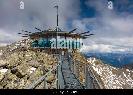 Top Mountain Star Cafe und Restaurant, Obergurgl, Österreich Stockfoto