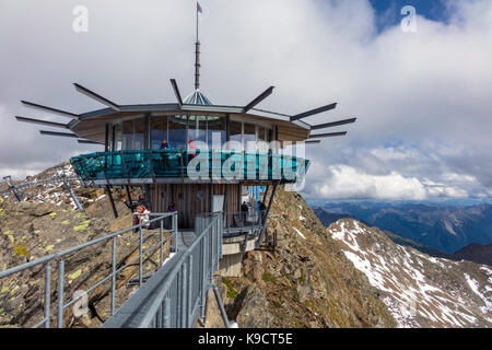 Top Mountain Star Cafe und Restaurant, Obergurgl, Österreich Stockfoto