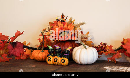 Herbstliche Dekorationen Stockfoto