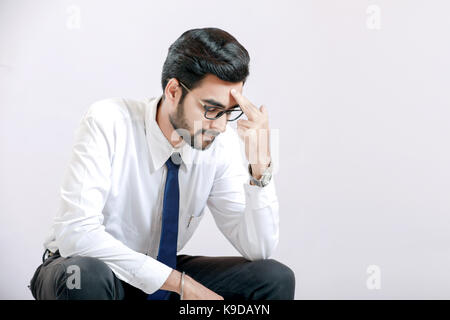 Inder in Spannung Stockfoto