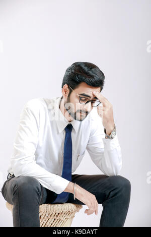 Inder in Spannung Stockfoto