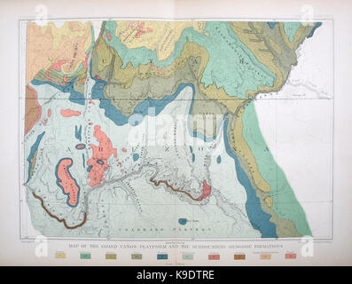 Monographien des United States Geological Survey BHL 35147175 Stockfoto