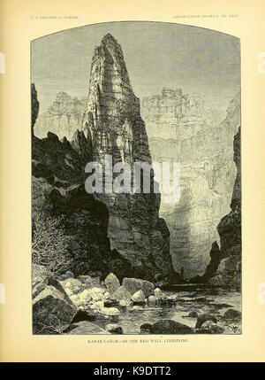 Monographien des United States Geological Survey BHL 35147361 Stockfoto