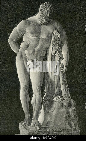 Neapel Museo Nazionale Ercole Farnese Stockfoto