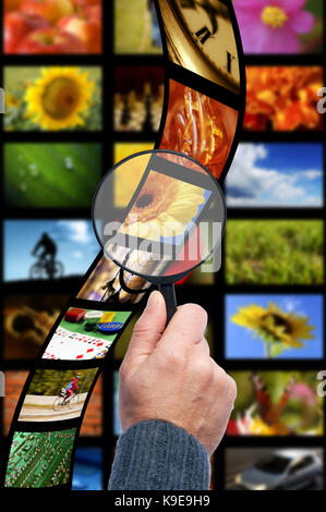 Bild Konzept Suche Stockfoto