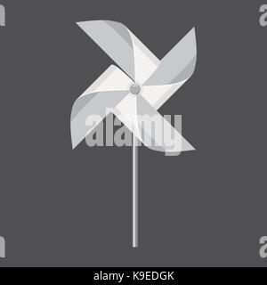 Origami hand Mühle Konzept Hintergrund, realistischen Stil Stock Vektor