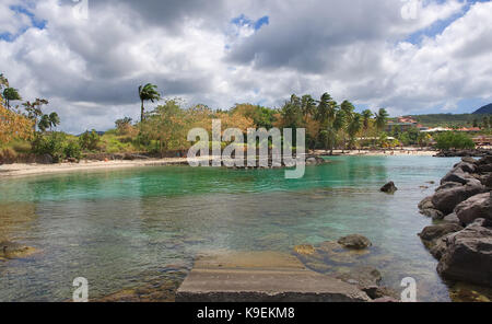 Anse Strasse Mitan - Fort-de-France - Martinique - tropische Insel der Karibik Stockfoto