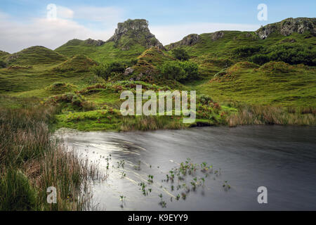 Fairy Glen, Isle of Skye, Schottland, Großbritannien Stockfoto