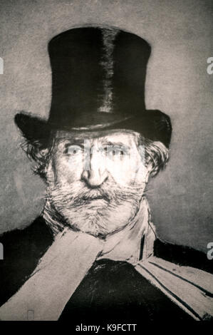 Italien Giuseppe Verdi Stockfoto