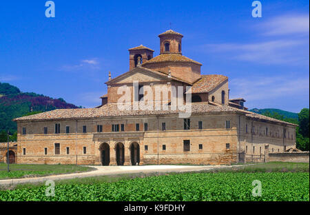 Italien Marken Urbania Barco Ducale Stockfoto