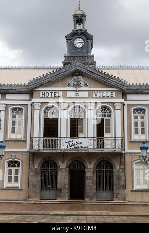 Fort-de-France, Martinique. Ehemalige Hotel de Ville, Rathaus. Stockfoto