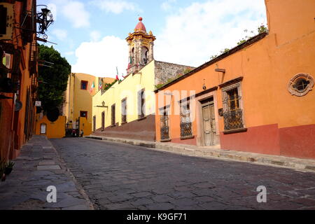 Iglesia de la Concepcion de San Miguel de Allende Mexiko, en el Estado de Guanajuato Stockfoto