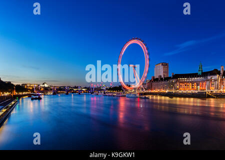 London Eye Stockfoto