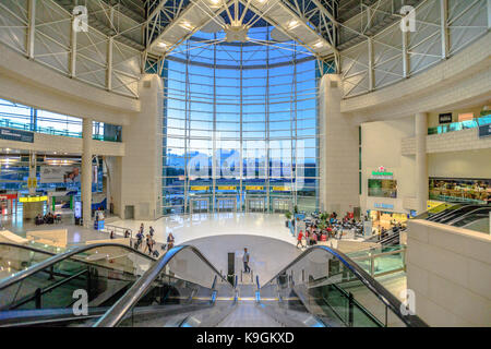 Humberto Delgado Flughafen Lissabon Stockfoto