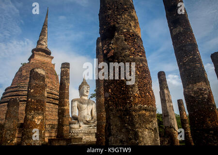 Wat Sa Si, im Sukhothai Historical Park, Sukhothai, Thailand Stockfoto