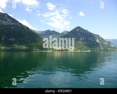 Der Idrosee, kleiner See in Brescia, Italien Stockfoto