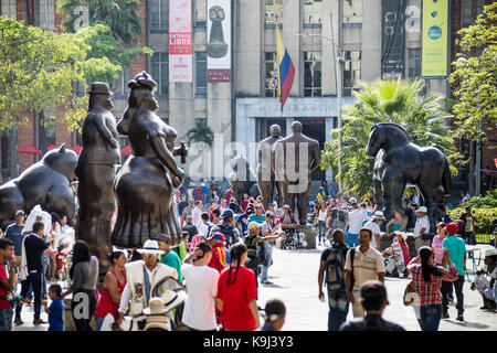 Botero Plaza, Medellin, Kolumbien Stockfoto