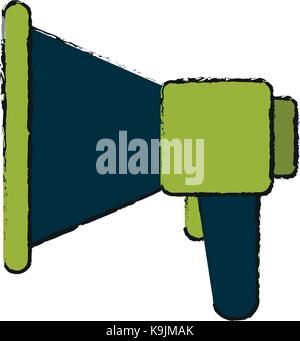Alte Megaphon Symbol Stock Vektor