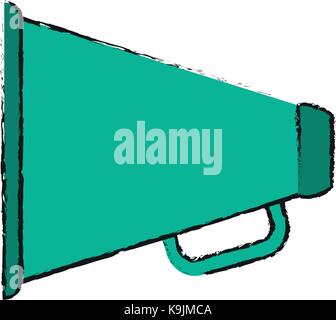 Alte Megaphon Symbol Stock Vektor
