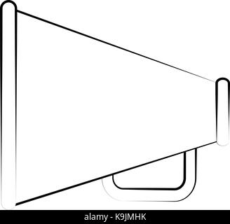 Alte Megaphon Symbol Stock Vektor
