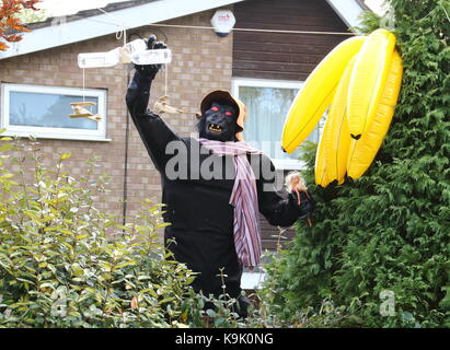 Clophill, UK. 23 Sep, 2017. Clophill Dorf Scarecrow Festival, Clophill, Bedfordshire, Großbritannien am 23. September 2017 Credit: KEITH MAYHEW/Alamy leben Nachrichten Stockfoto