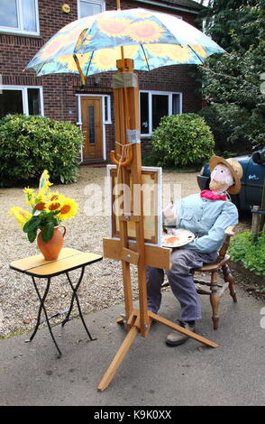 Clophill, UK. 23 Sep, 2017. Clophill Dorf Scarecrow Festival, Clophill, Bedfordshire, Großbritannien am 23. September 2017 Credit: KEITH MAYHEW/Alamy leben Nachrichten Stockfoto