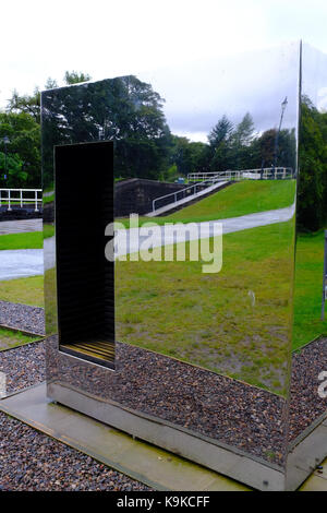 Neptuns Treppe, eine Treppe Sperre auf dem Caledonian Canal bei Banavie, Fort William, Highlands, Schottland, UK Stockfoto