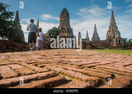 Wat Chaiwatthanaram, Ayutthaya, Thailand Stockfoto