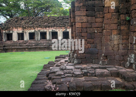 Zentrales Heiligtum, in Prasat hin Phimai (Phimai Historical Park), Phimai, Nakhon Ratchasima Provinz, Thailand Stockfoto